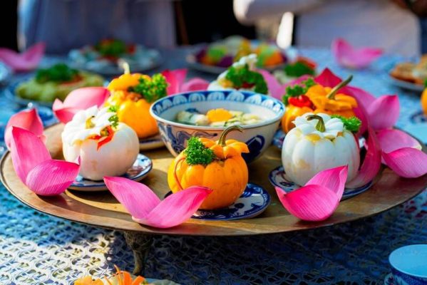 Royal vegetarian dishes in Hue