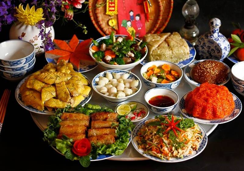 Thực đơn Tết Hoàng cung Huế