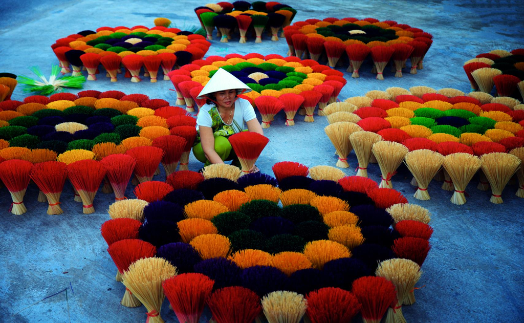 làng hương thủy xuân