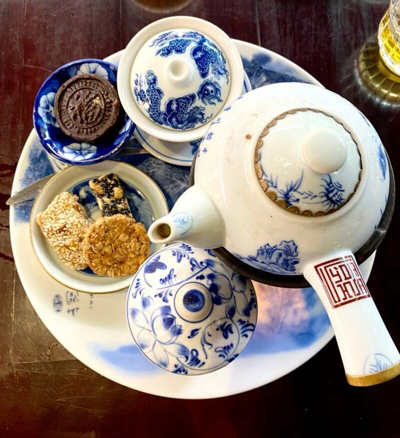 thưởng thức trà cung đình 